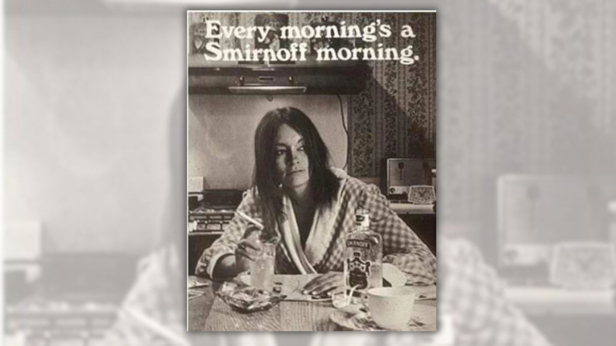 Is 'every morning's a Smirnoff morning' vodka ad real or spoof? | Snopes.com