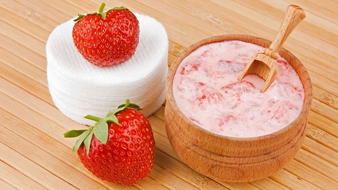 Mascarillas caseras a base de fresas - Mejor con Salud