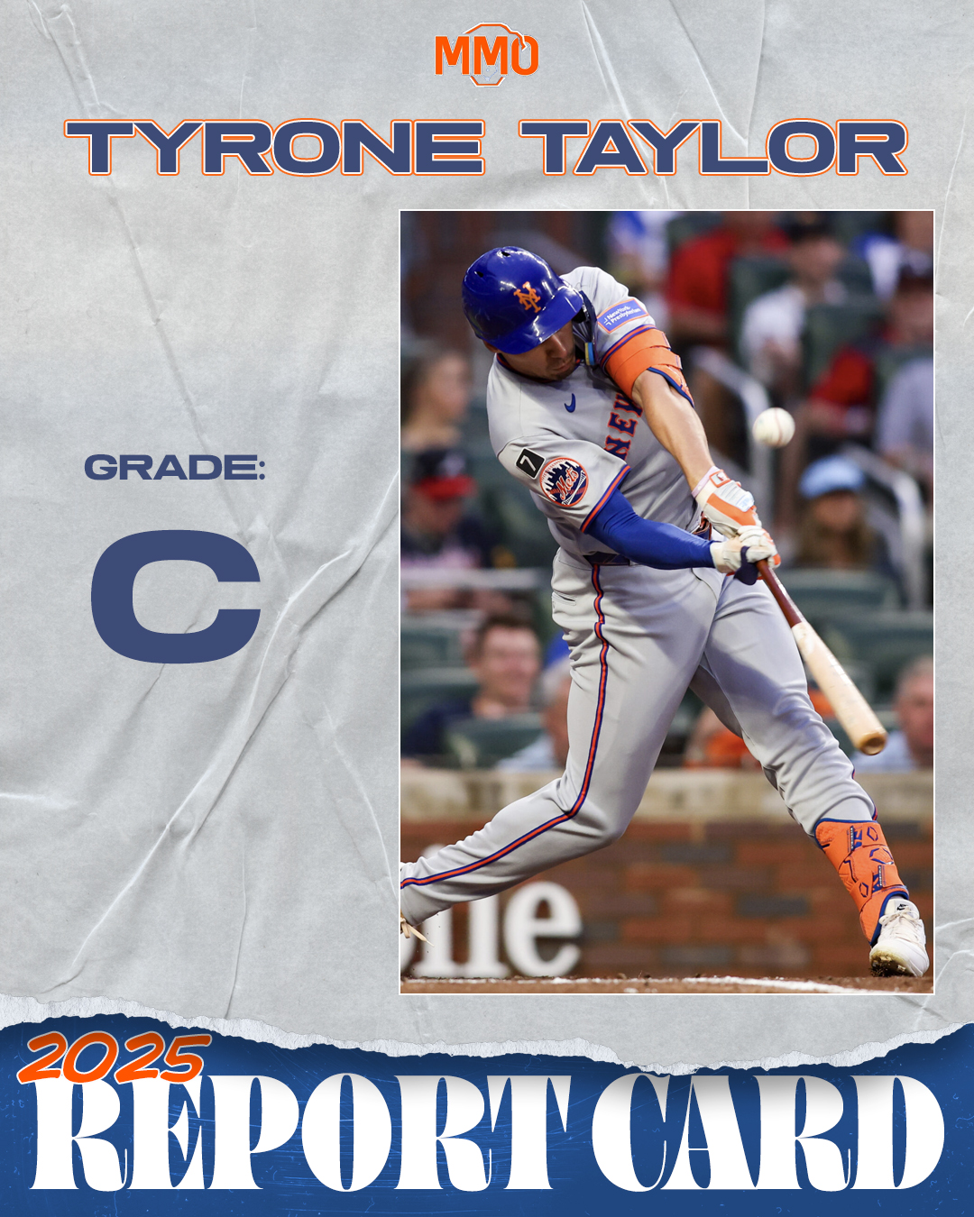2025 Report Card: Tyrone Taylor, CF - Metsmerized Online