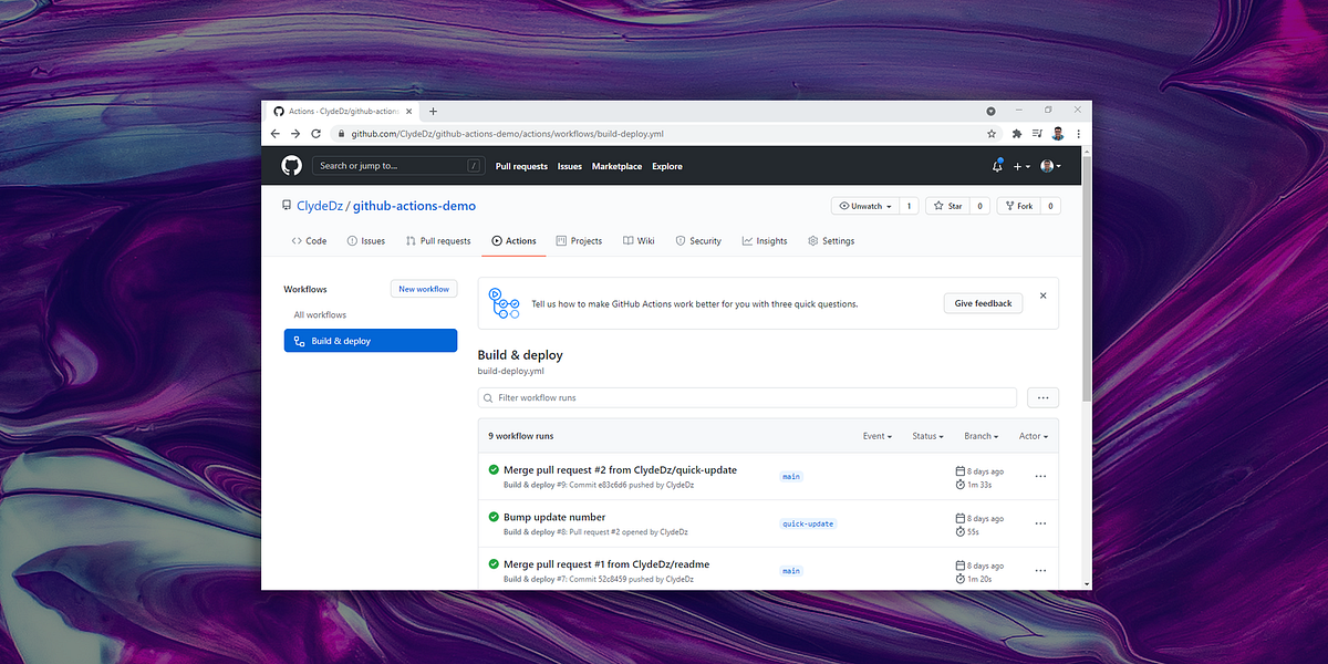 Fundamentals of GitHub Actions. Confidently create workflow files in… | by Clyde D'Souza | codeburst