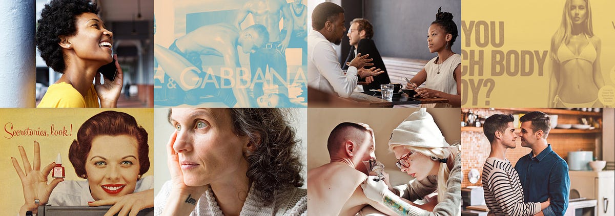 Challenging stereotypes in visual communication | by Webydo. | cmd + T