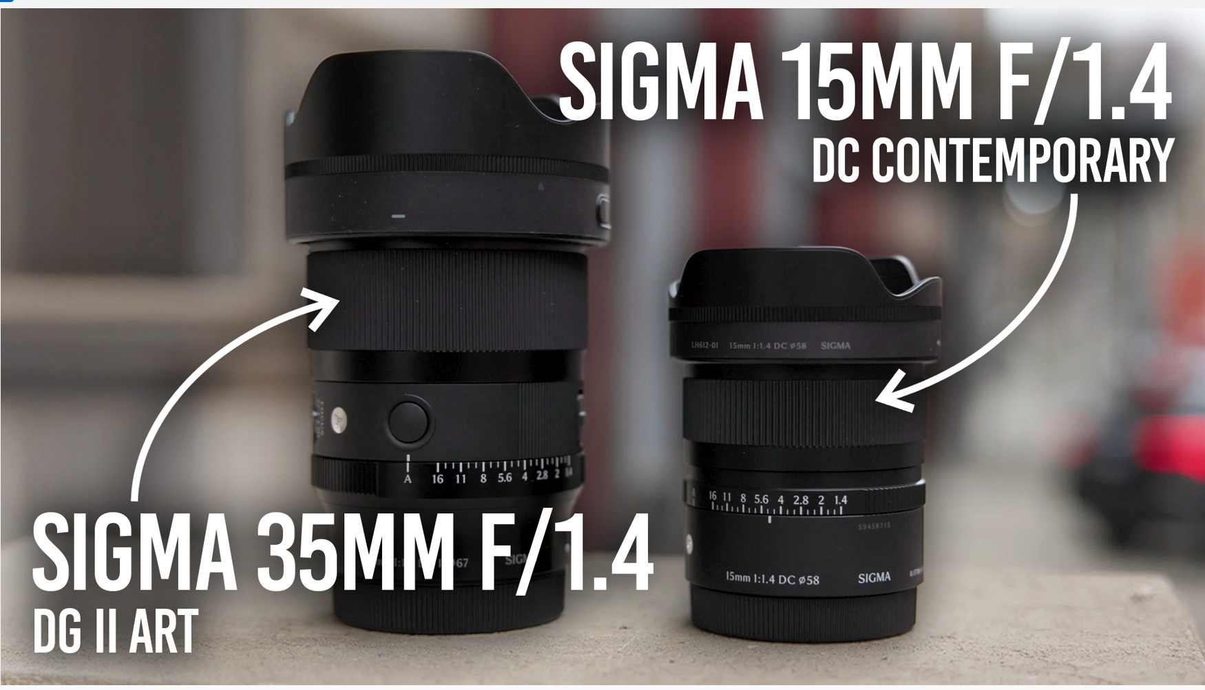 Sigma Announces New 35mm F1.4 Art Lens, 15mm F1.4