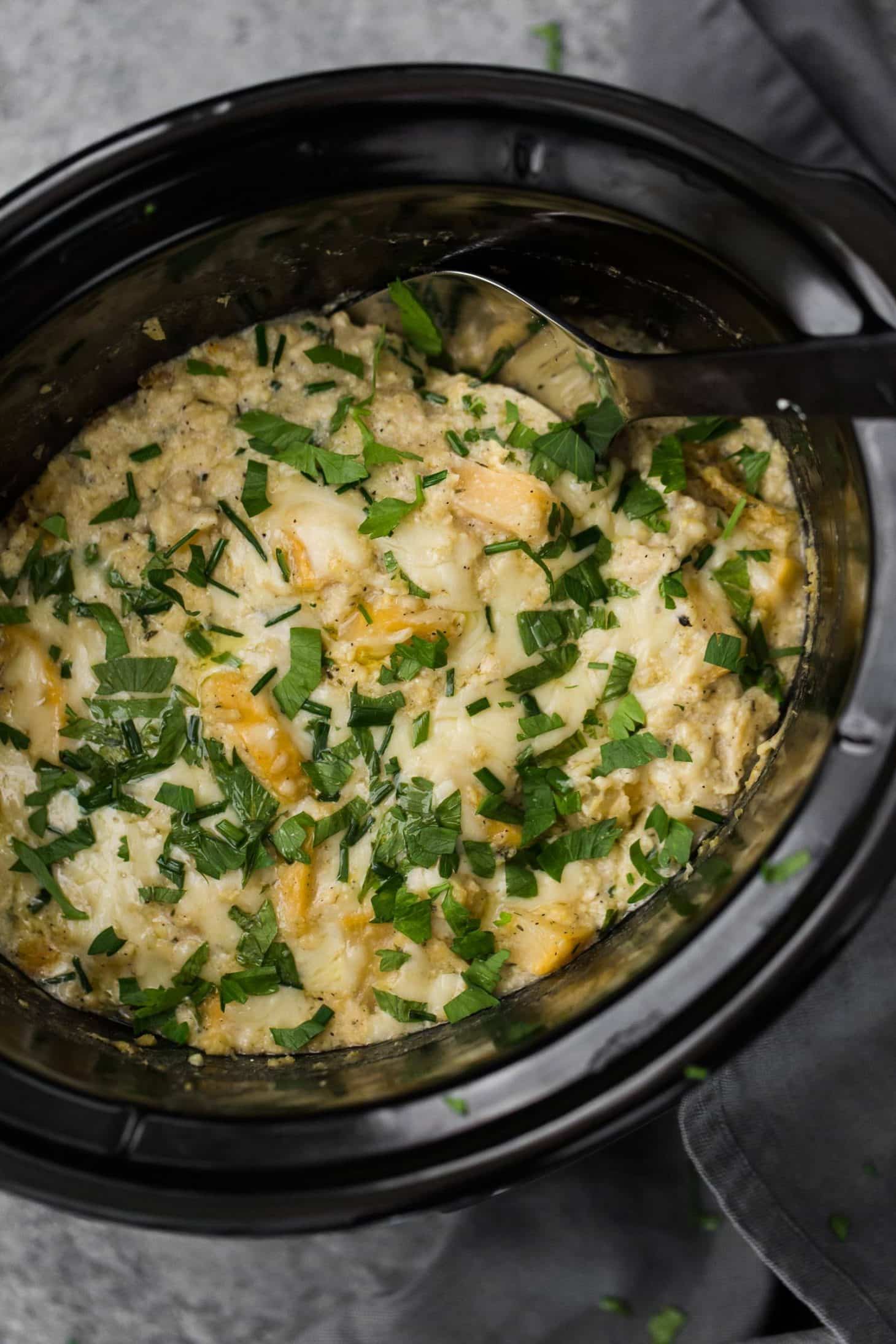 Slow Cooker Rutabaga Gratin with Millet | Naturally Ella