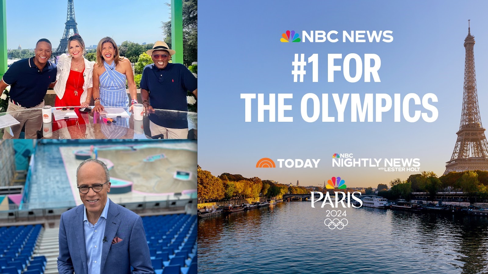 NBC News is #1 Across the Board for 2024 Paris Olympics - NBC News Press Releases