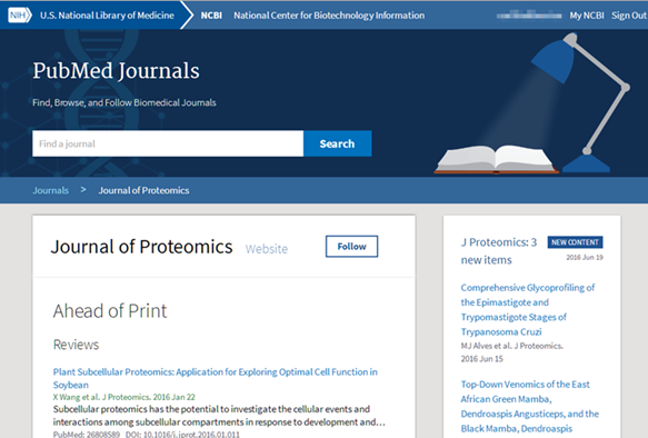 Find, Browse and Follow Biomedical Literature with PubMed Journals - NCBI Insights