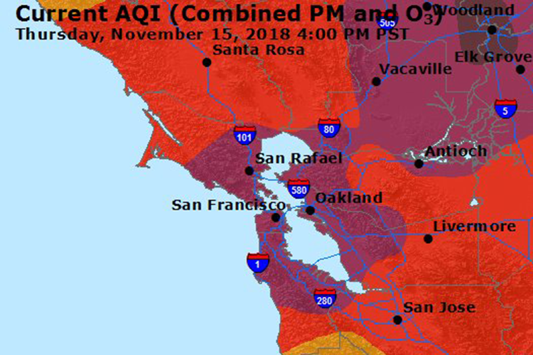 Worsening air quality forces cancellation of classes - Berkeley News