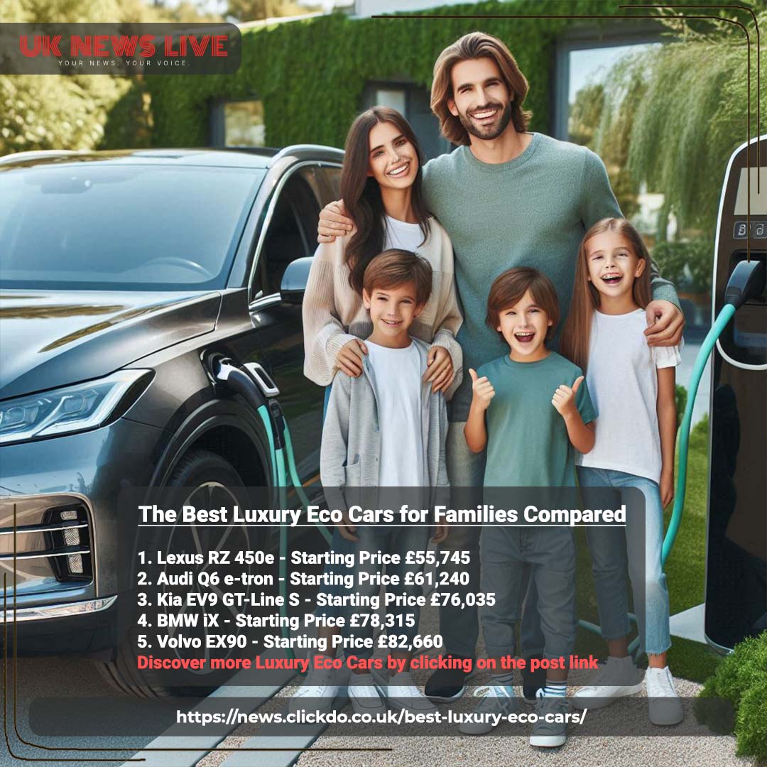 Best 7 Eco-Friendly Luxury Cars For Families | UK News Blog