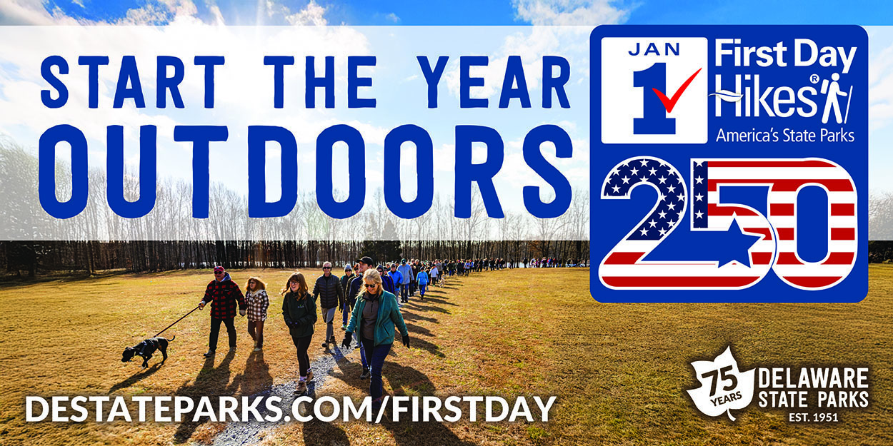 Delaware State Parks Kick Off 75th Anniversary Year with First Day Hikes - State of Delaware News