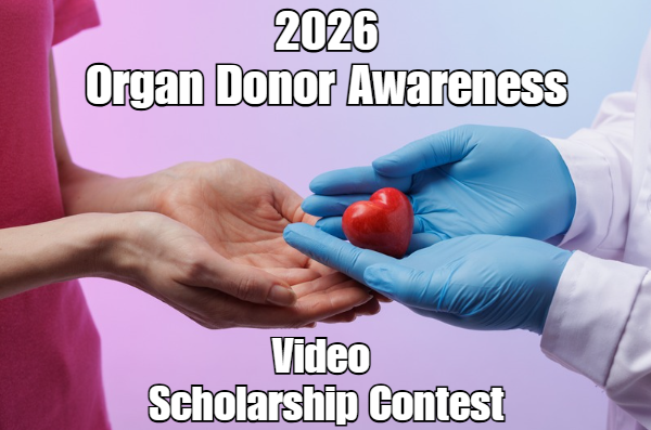 DELAWARE ORGAN AND TISSUE DONOR AWARENESS BOARD ANNOUNCES 2026 VIDEO SCHOLARSHIP CONTEST FOR HIGH SCHOOL STUDENTS - State of Delaware News