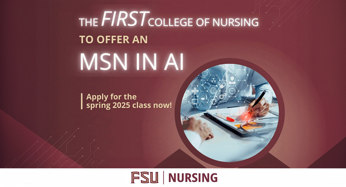 FSU's College of Nursing launches nation’s first AI in health care master’s nursing program - Florida State University News