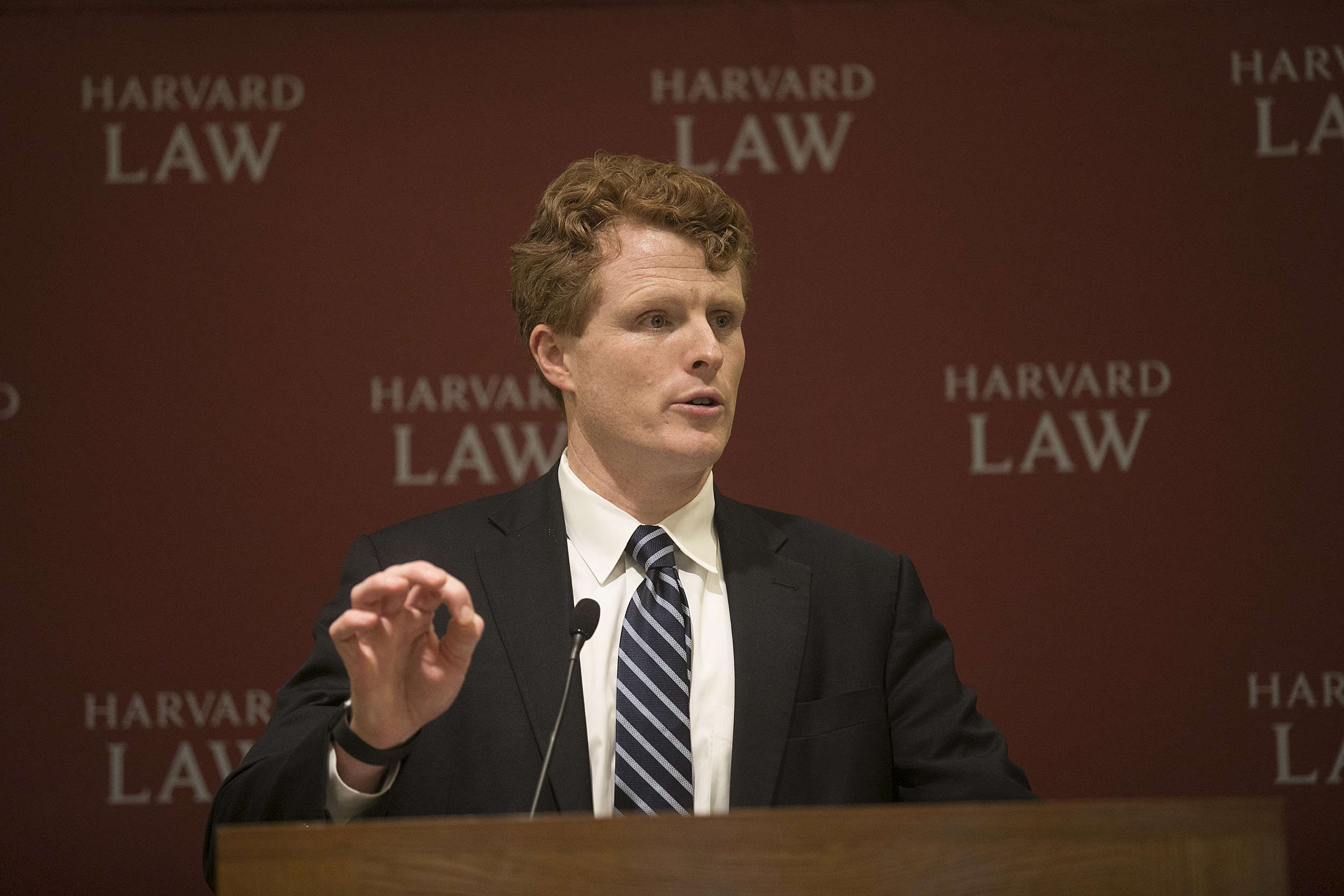 At Law School, Rep. Joe Kennedy III takes aim at ‘shareholder-first’ mentality — Harvard Gazette