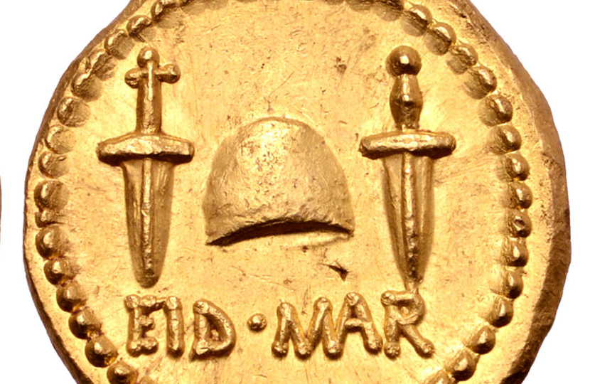Ancient Roman 'Ides of March' gold coin could auction for millions