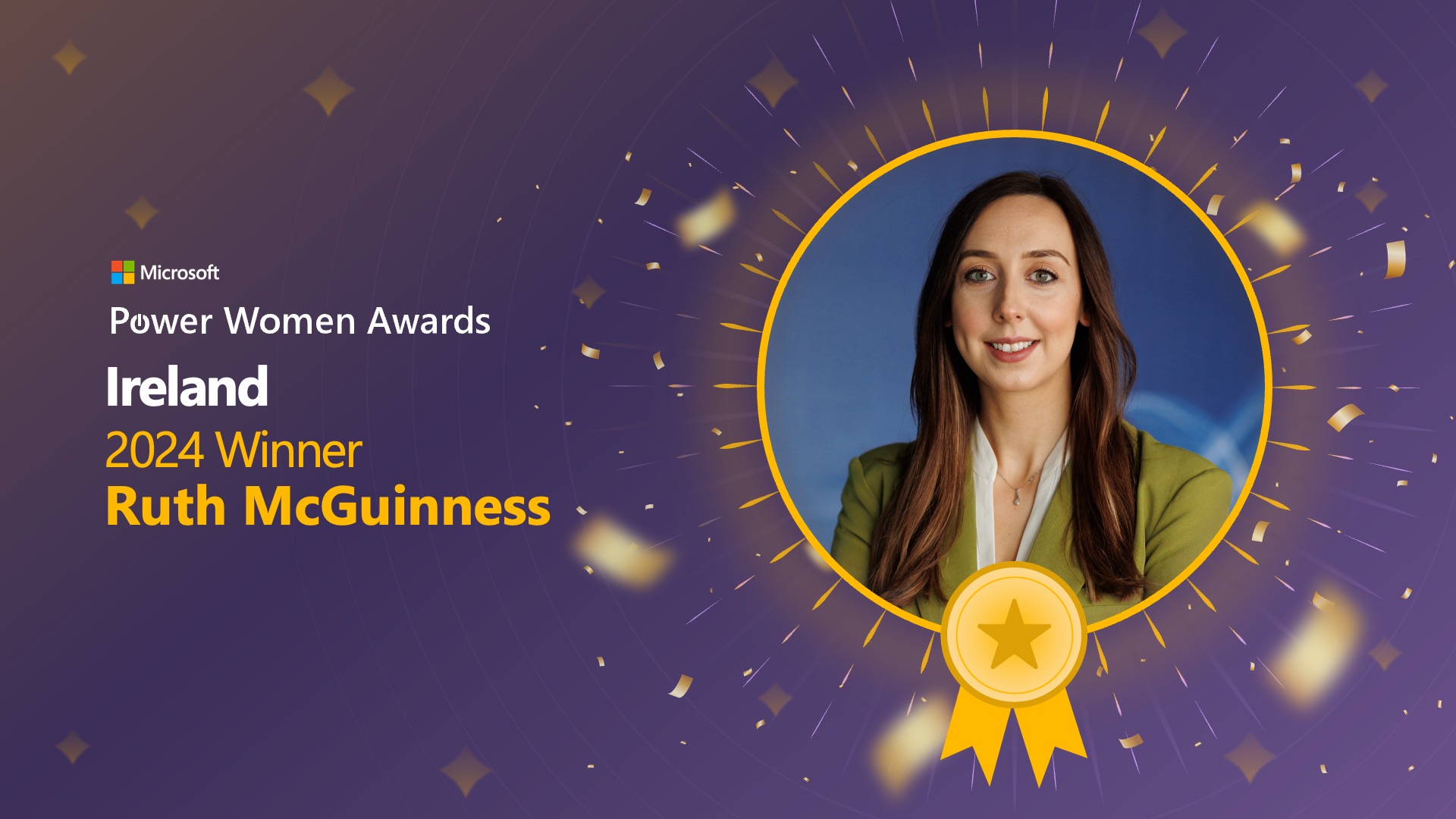 Microsoft Ireland Power Women Award Winner 2024