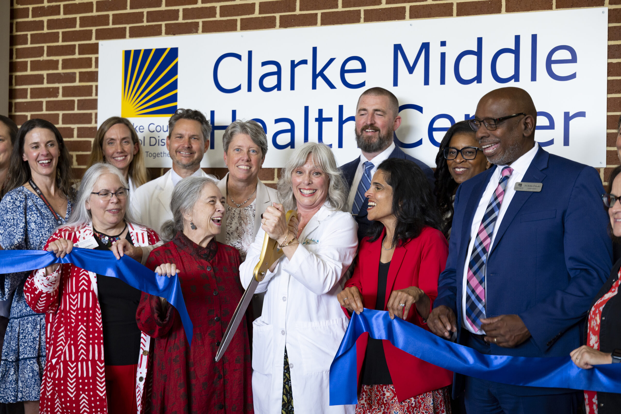 Clarke Middle Health Center celebrates new location