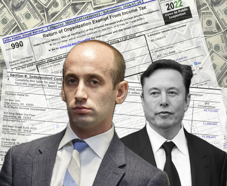 WSJ reports Musk gave $50+ million to Stephen-Miller's nonprofit