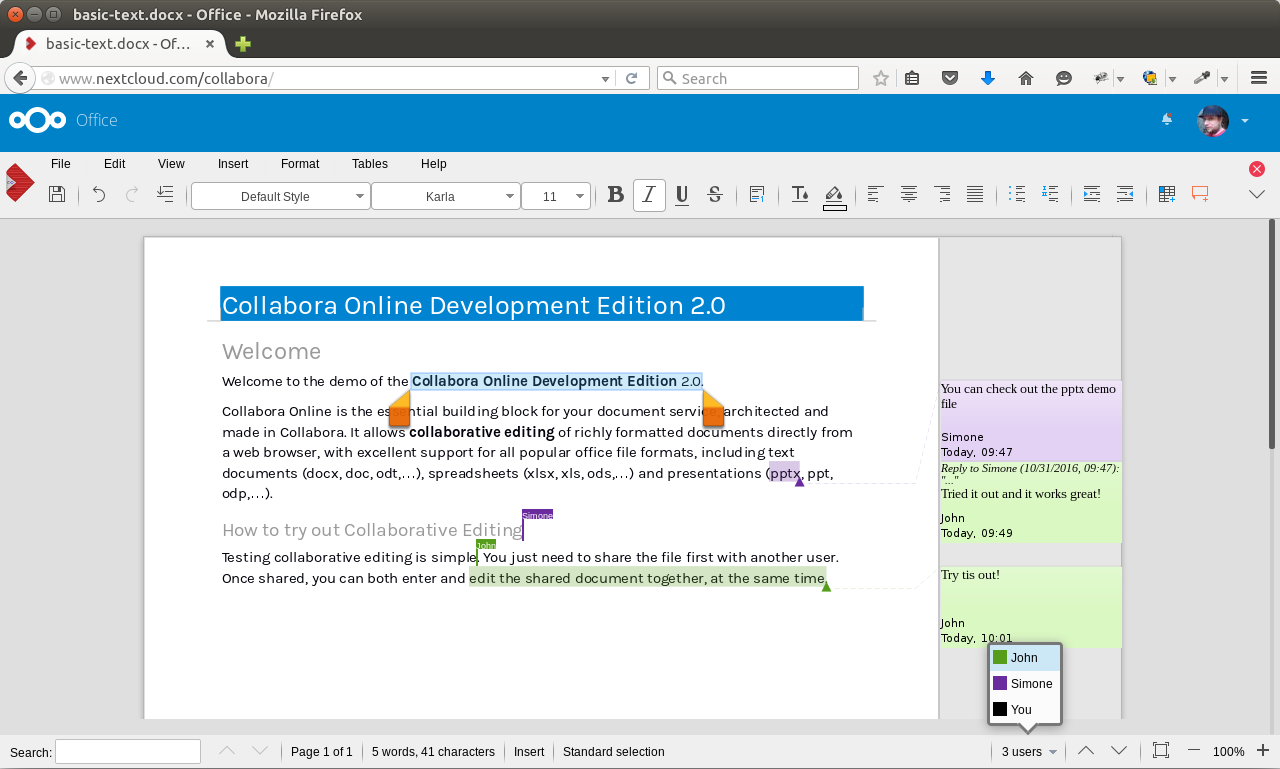 CODE 2.0 Introduces Collaborative Editing of Office Documents in Nextcloud - Nextcloud