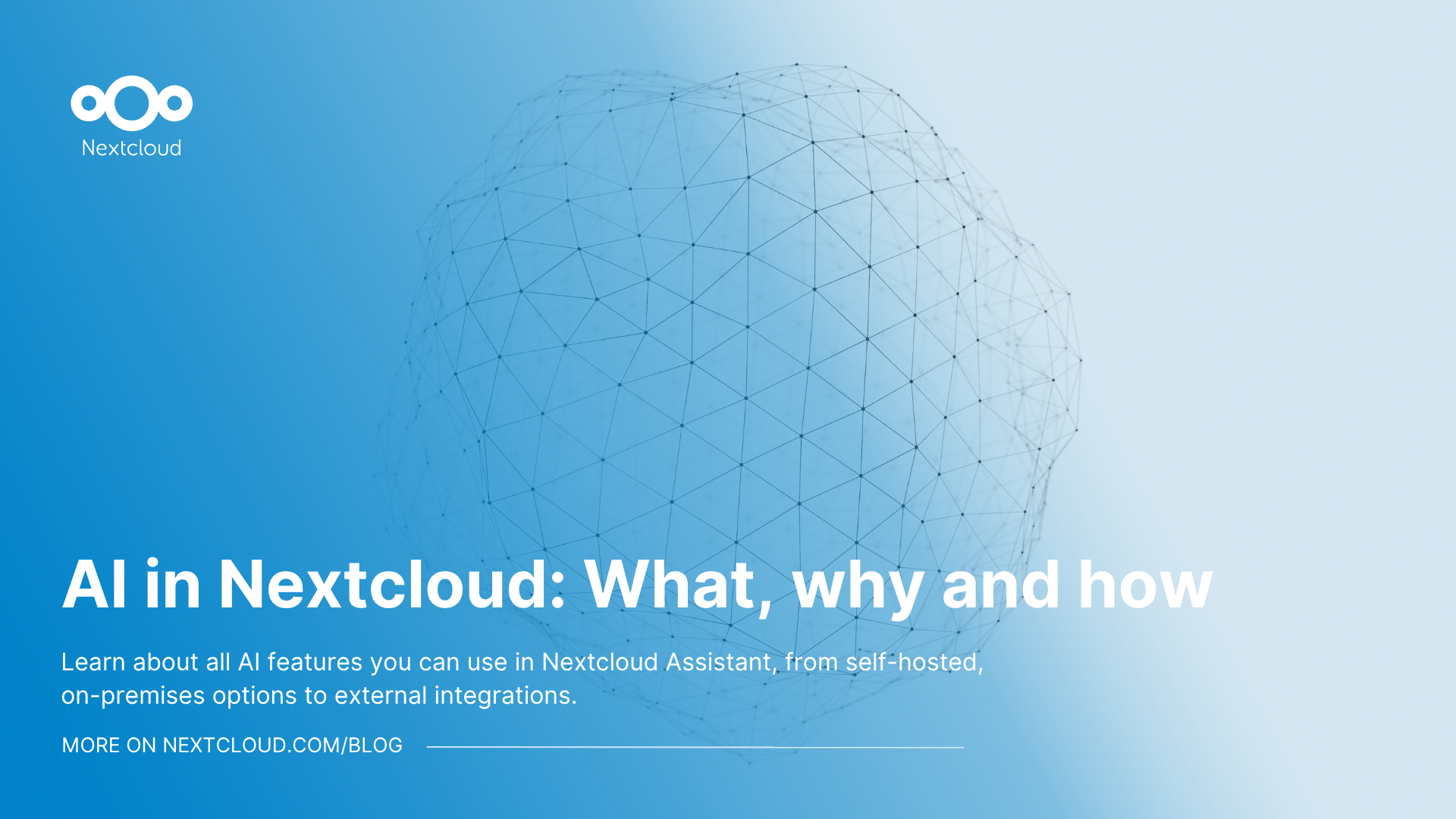 AI in Nextcloud: What, why and how - Nextcloud