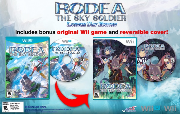 First-print copies of Rodea: The Sky Soldier on Wii U will have reversible cover art