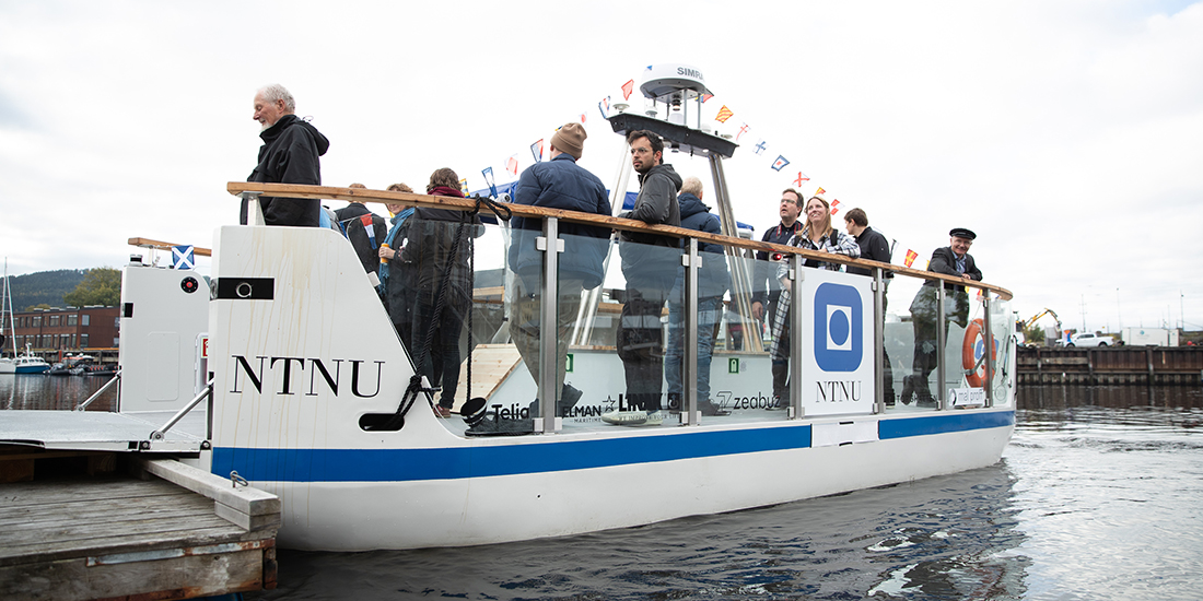 NTNU trials world's first urban autonomous passenger ferry