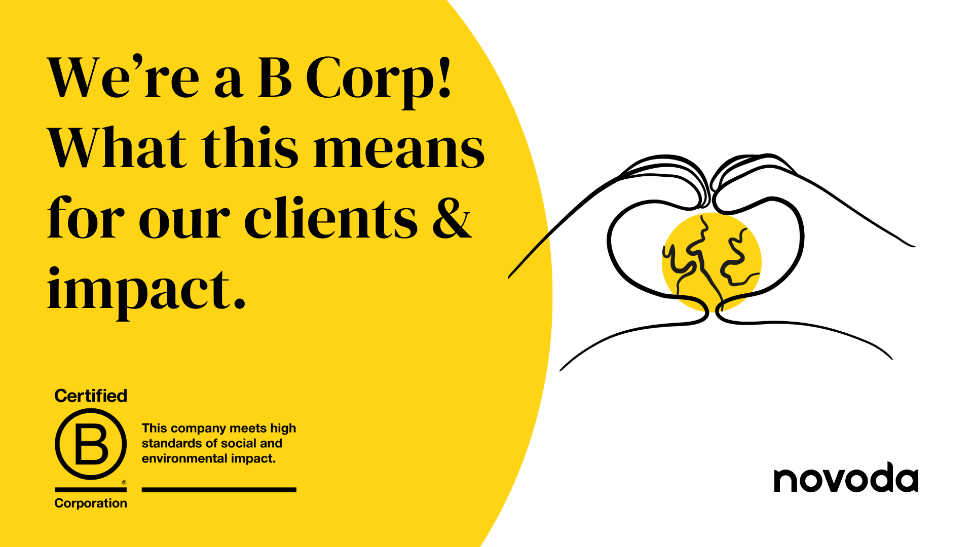 We’re a B Corp! Here’s what it means for our clients and impact. - Novoda