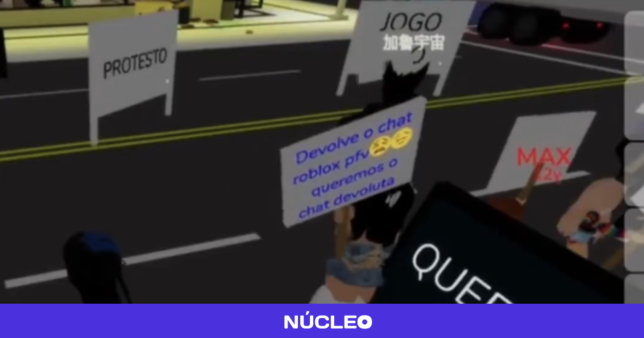 Protestos virtuais de usuários banidos do chat do Roblox viralizam nas redes