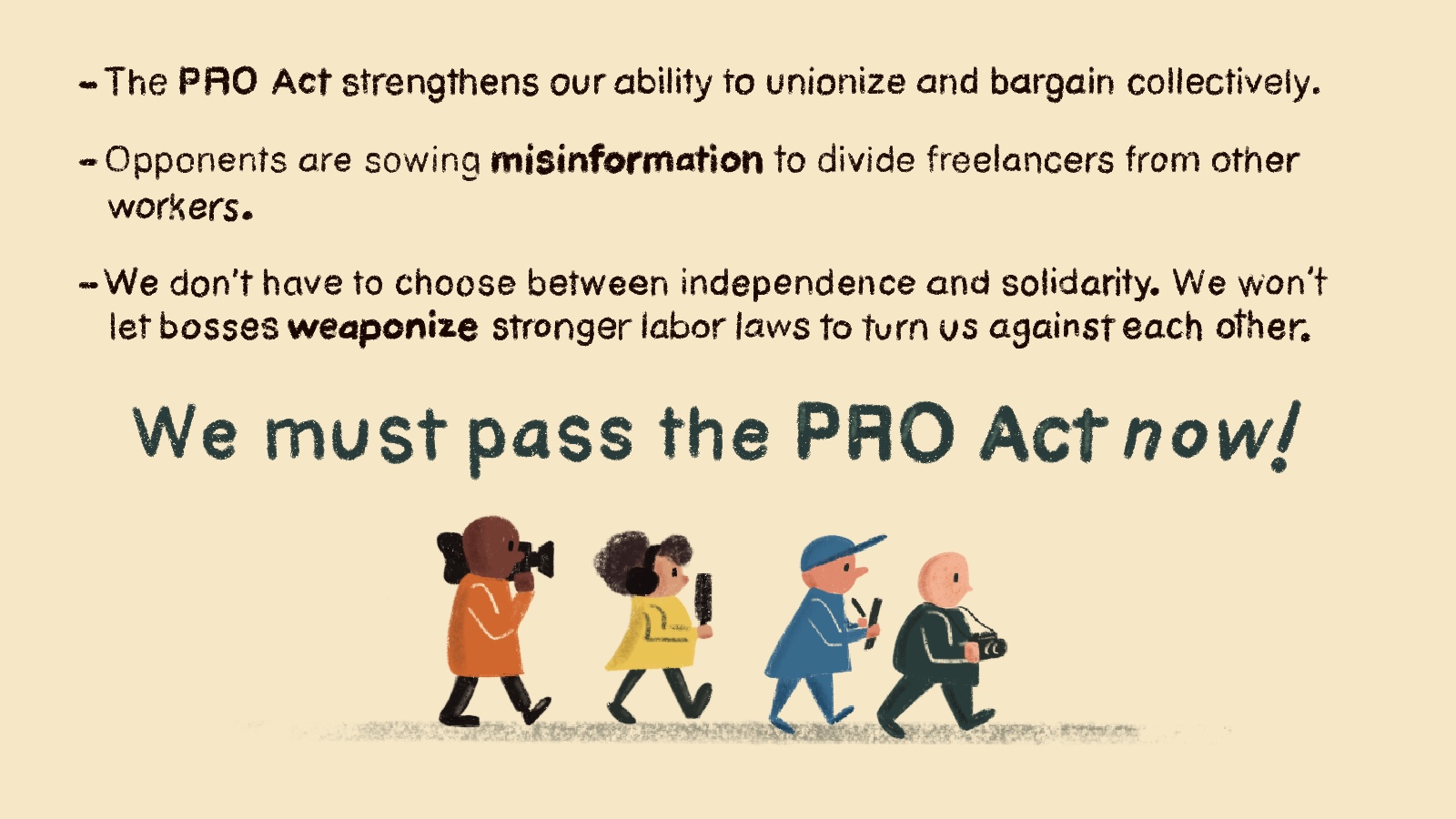 The National Writers Union and the Freelance Solidarity Project Support the PRO Act | NWU