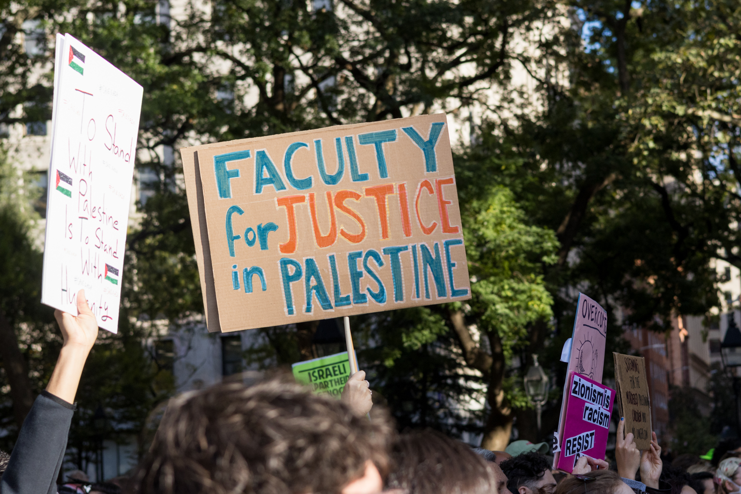 FJP claims NYU ‘forced’ pro-Palestinian students to relocate teach-in