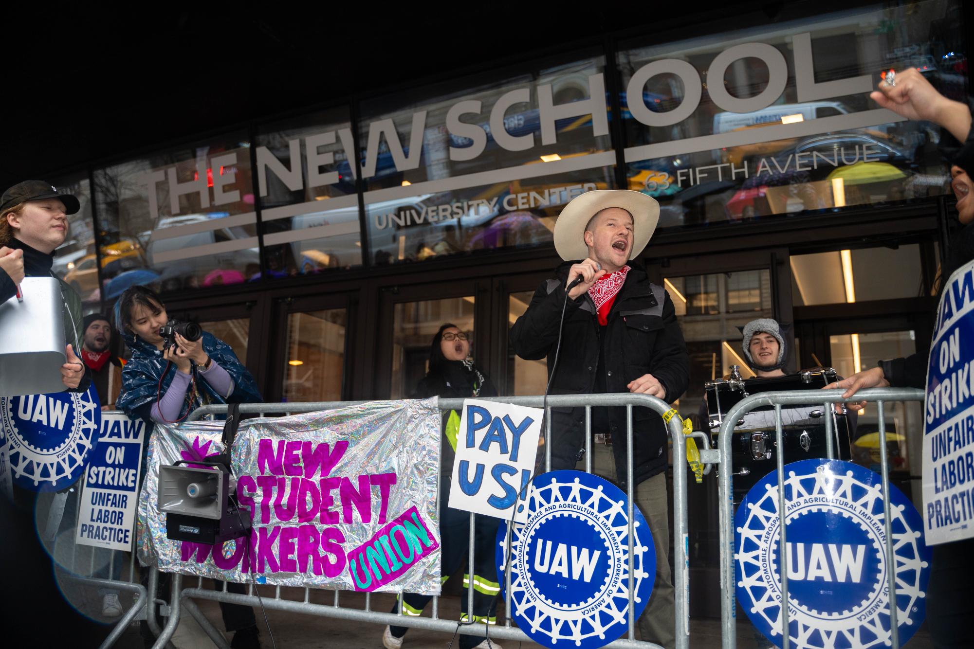 New School student workers begin strike - Washington Square News
