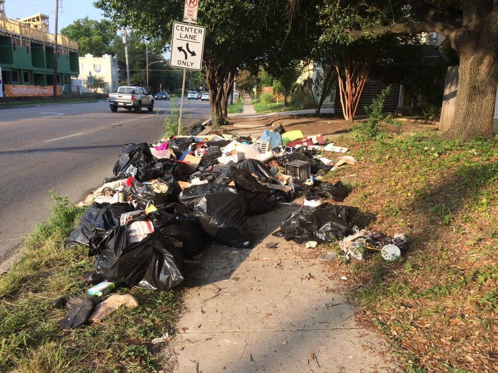 31,000 tons of bulk trash collected and crews are still delayed. When will it be picked up? - Oak Cliff
