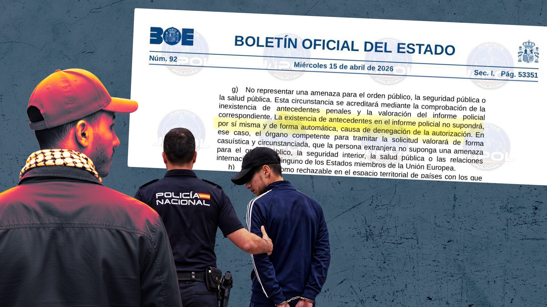 Inmigrantes con antecedentes policiales podrán ser regularizados con el informe en contra de la Policía