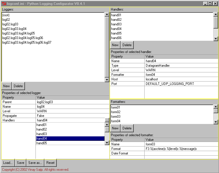A Logging System for Python