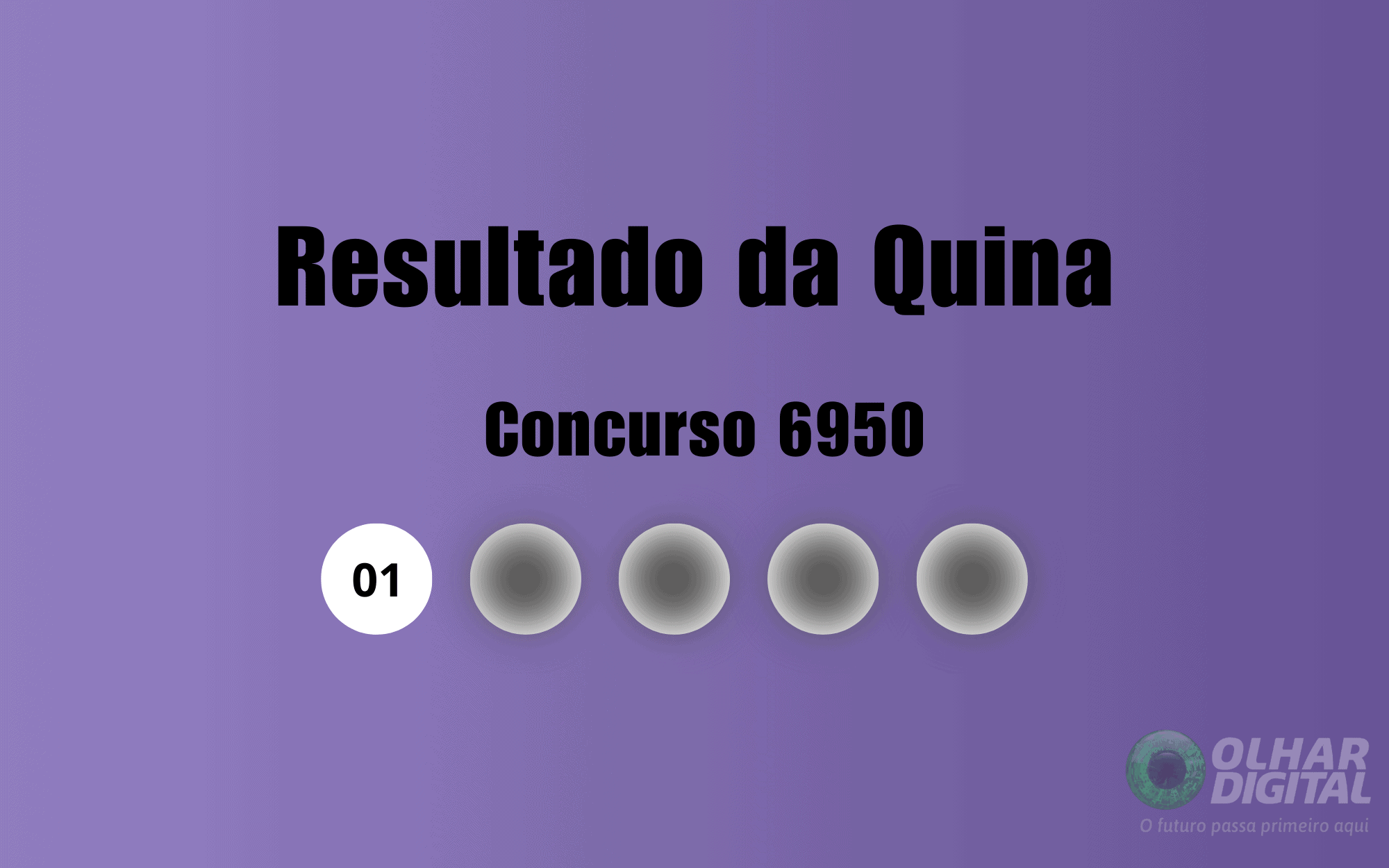 Quina hoje: veja números e ganhadores do 6950 (terça, 10/02)