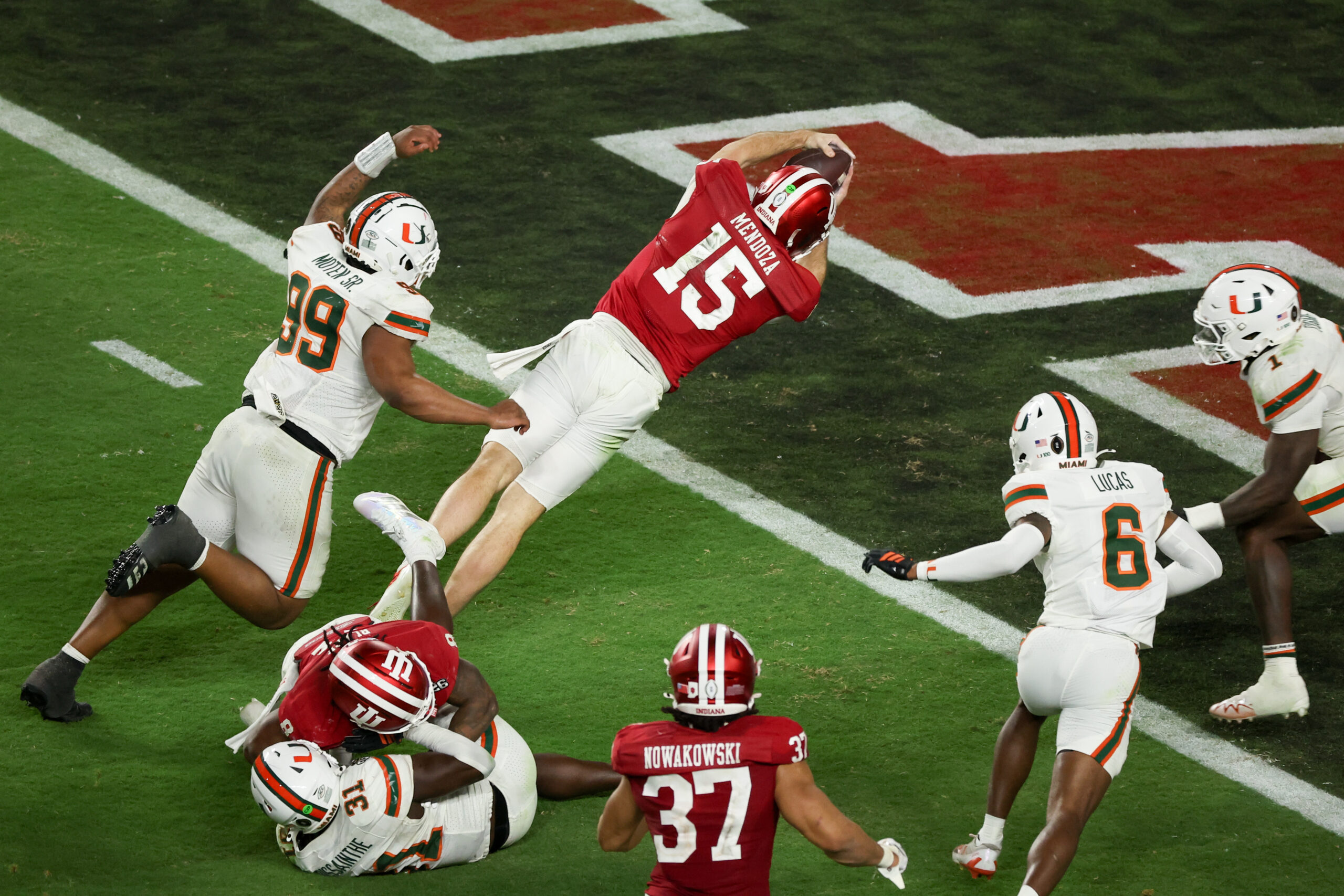 Fernando Mendoza's dive — and Indiana's national championship — will live forever