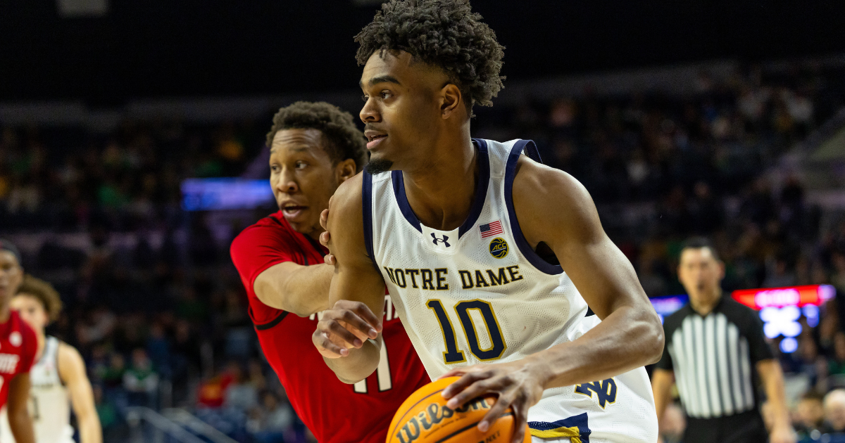 Notre Dame transfer Jalen Haralson includes Tennessee, Ohio State, North Carolina in top three - On3
