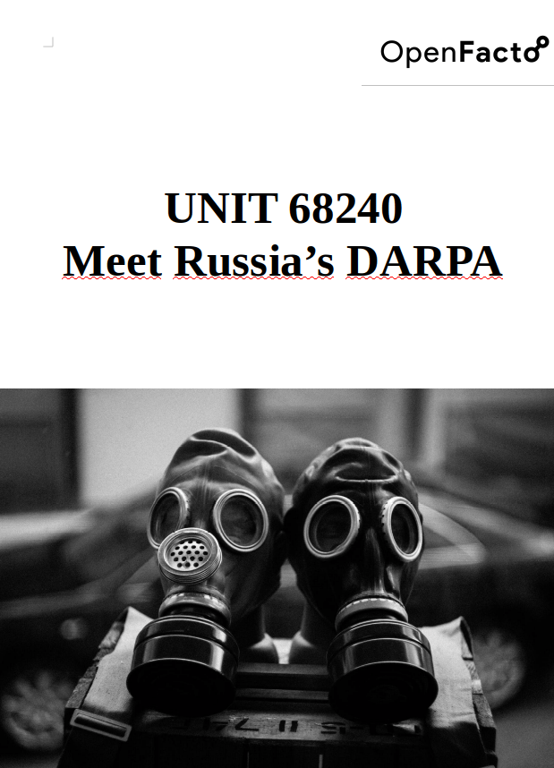UNIT 68240, secretive Russian DARPA intelligence unit linked with Navalny kill squad was doing experiments with Ebola main Russian research lab - OpenFacto