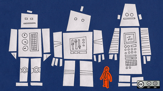 AI robot wrestling with open source | Opensource.com