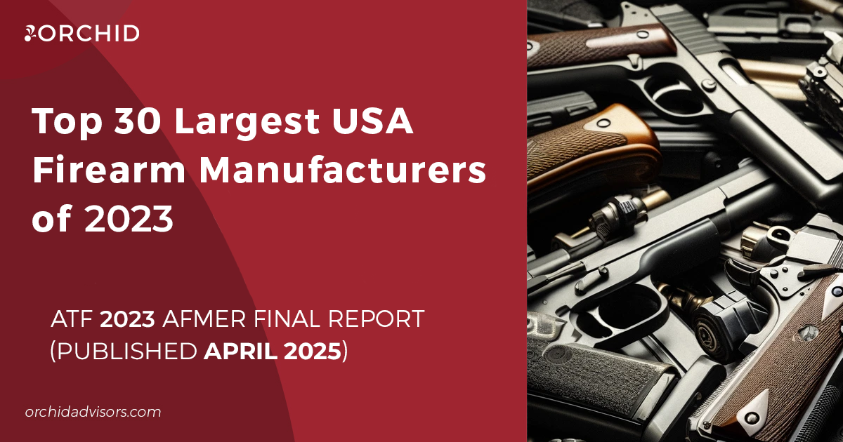 Top 30 Largest U.S. Firearm Manufacturers (2023) | From Orchid