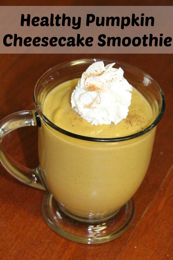 Pumpkin Cheesecake Smoothie, Packed with energy