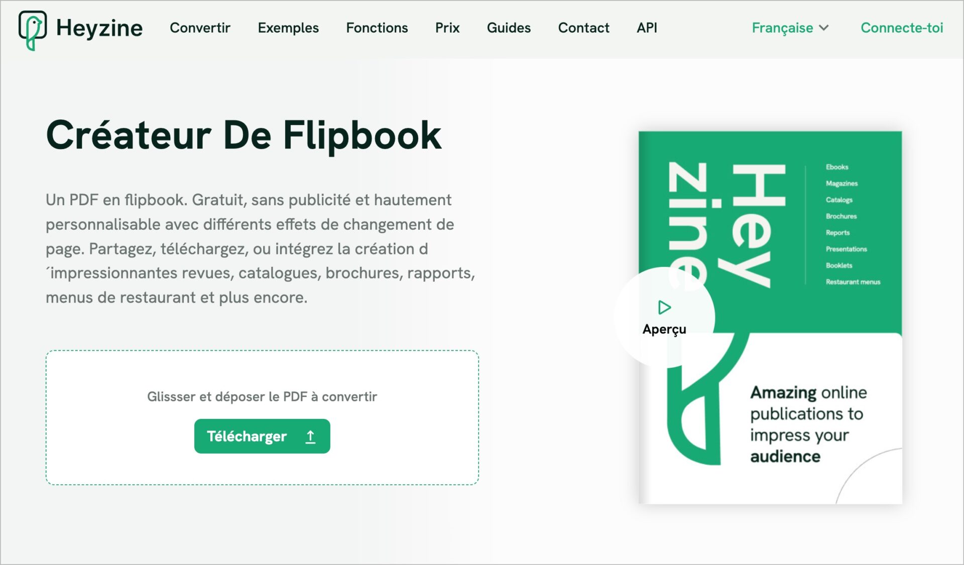 Heyzine. Créez des flipbooks pédagogiques interactifs facilement