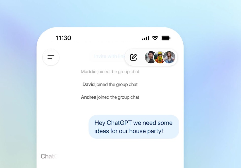 ChatGPT has entered the group chat