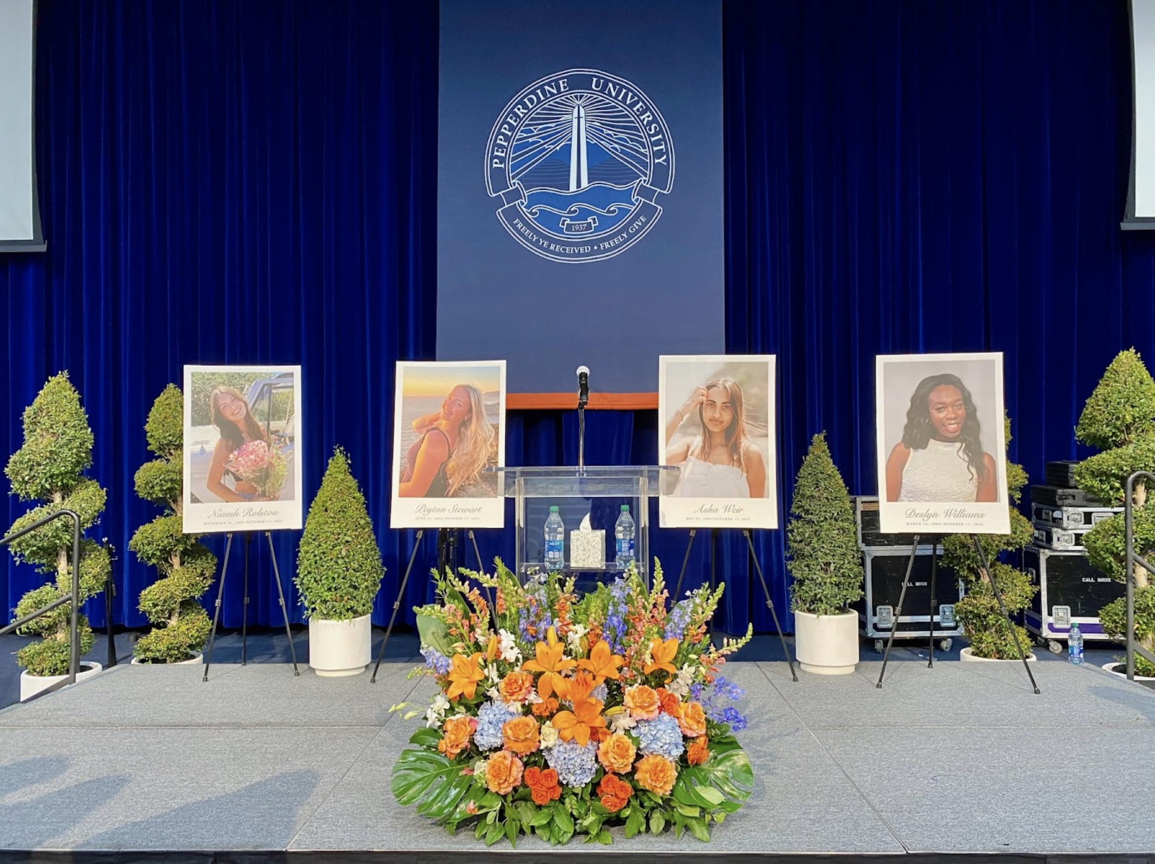 ‘Their Light Will Shine On’: University Holds Memorial for Four Pepperdine Women - Pepperdine Graphic