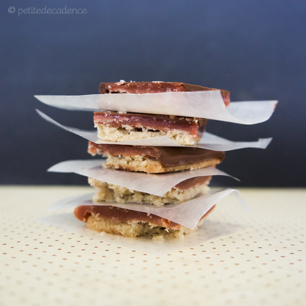 Double trouble – Caramel chocolate shortbread and pretzels |