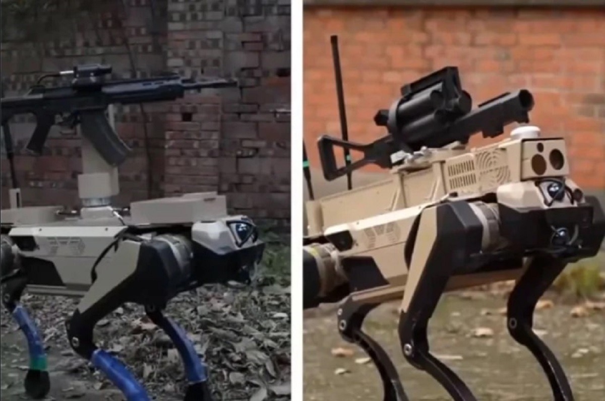 China e la alt nivel: Are câini roboți de luptă care se coordonează