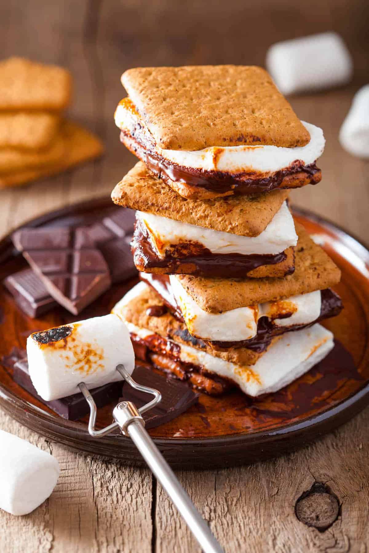 Gooey And Delicious Vegan S'mores | The Picky Eater