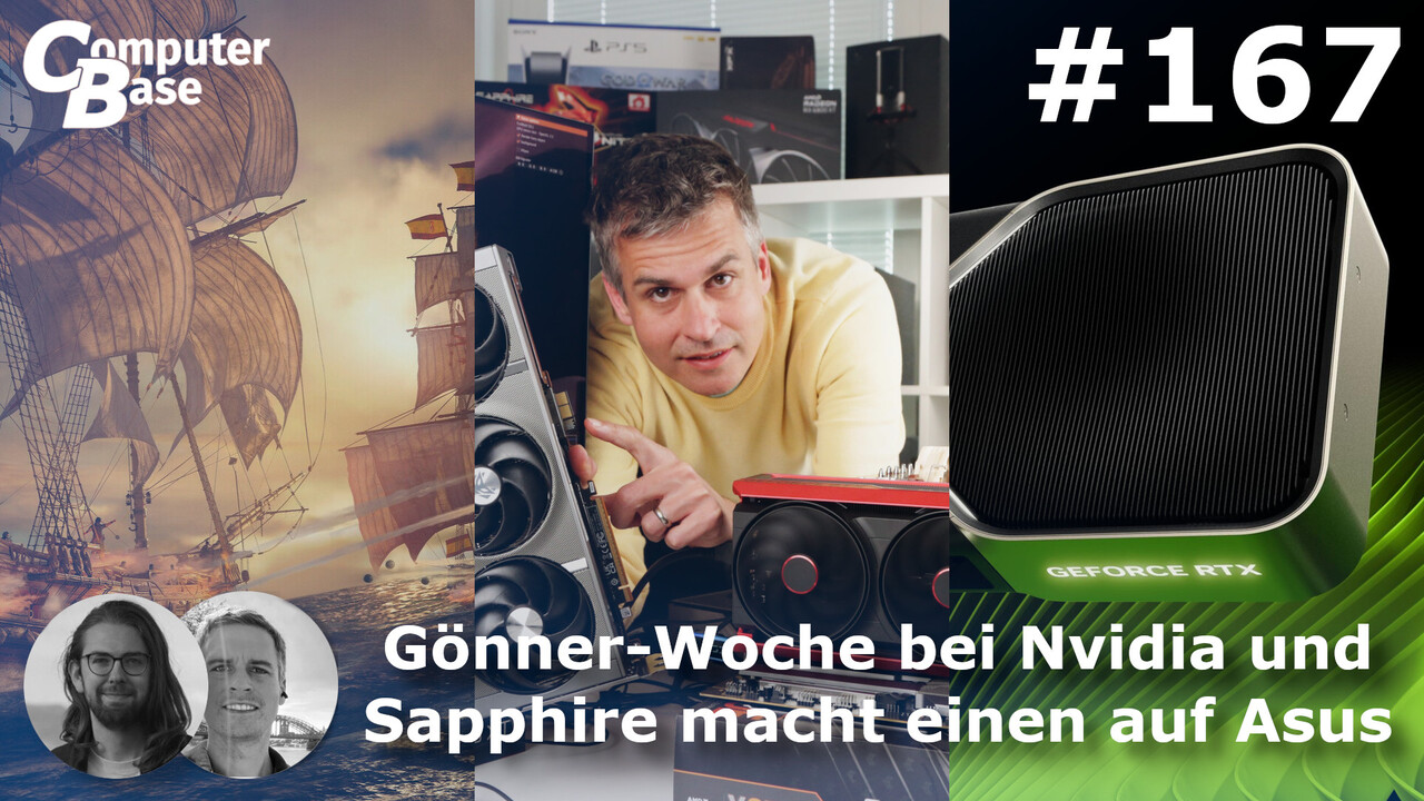 CB-Funk-Podcast #167: Gönner-Woche bei Nvidia und Sapphire macht einen auf Asus - ComputerBase