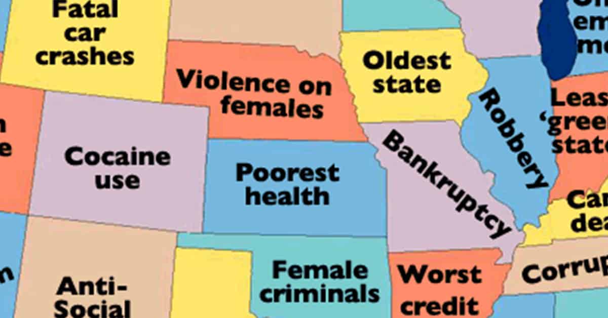 What Every State Is Best (And Worst) At In America