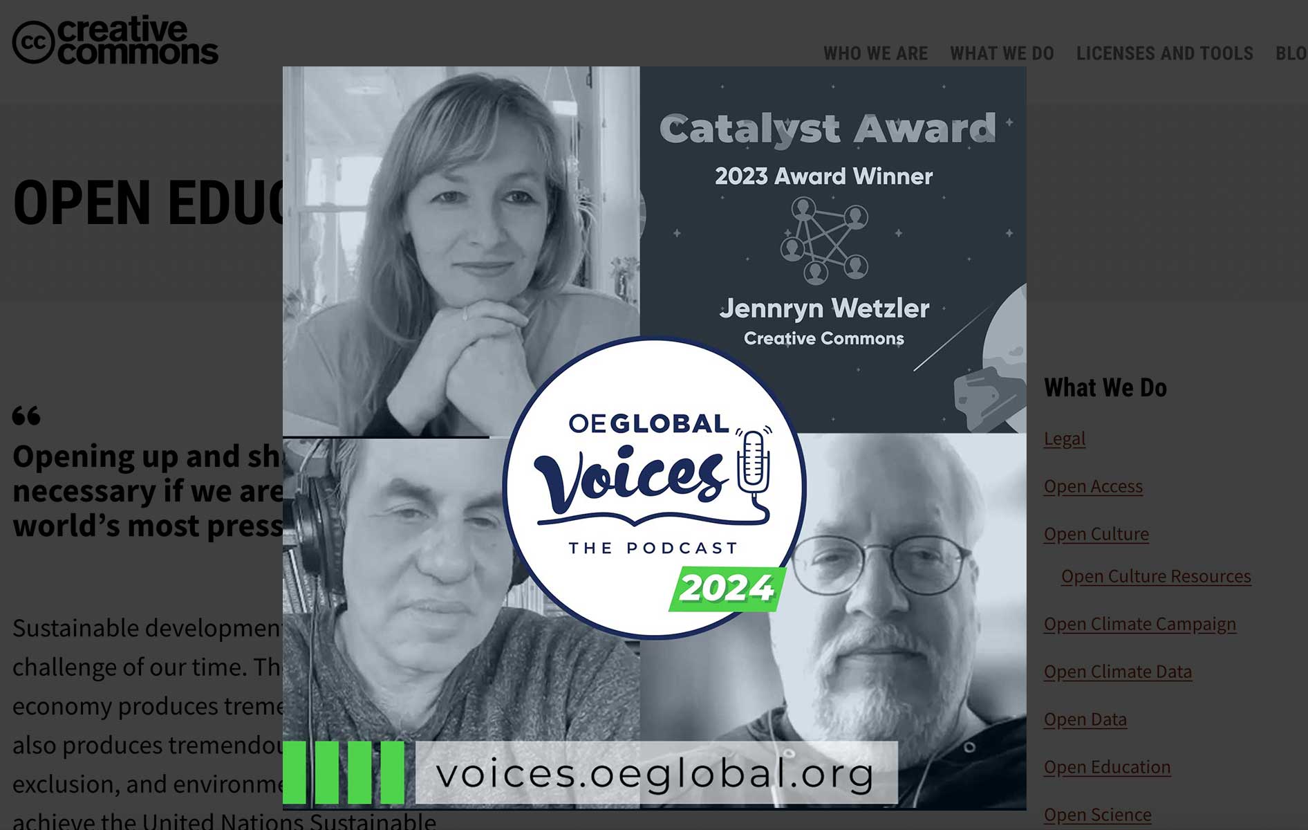 OEG Voices 067: Jennryn Wetzler on OE Award for Excellence as a Catalyst – OE Global Voices