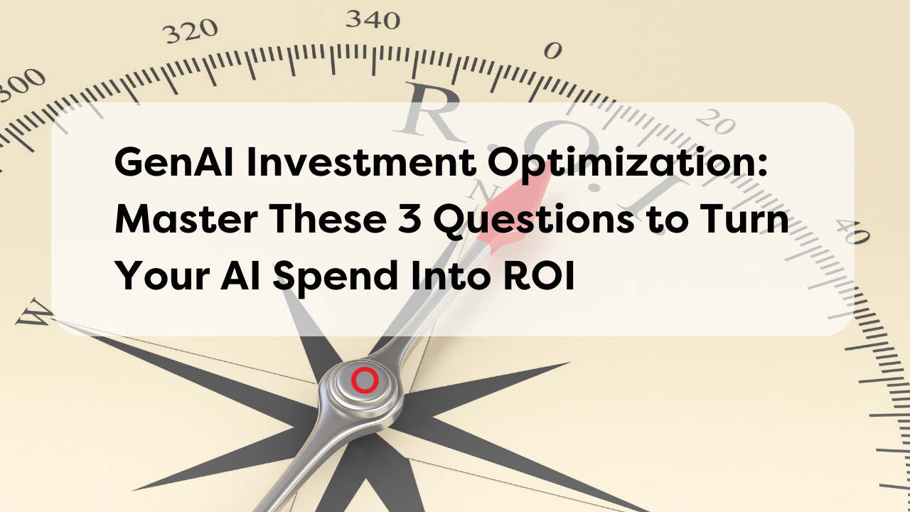 GenAI Investment Optimization: How Portal26 Fixes ROI Failures | Portal26