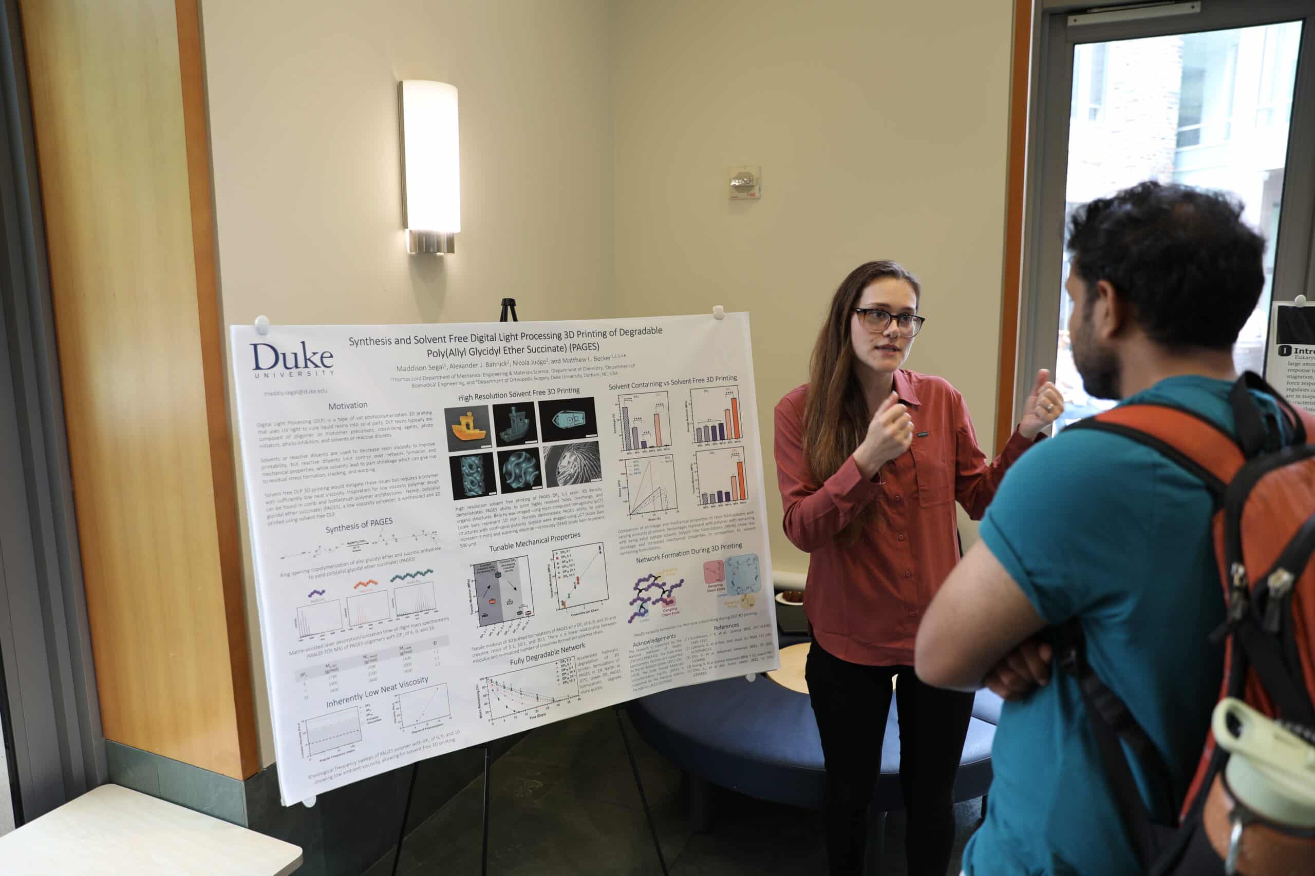 New Solvent Free 3D Printing Material Could Enable Biodegradable Implants | Duke Pratt School of Engineering