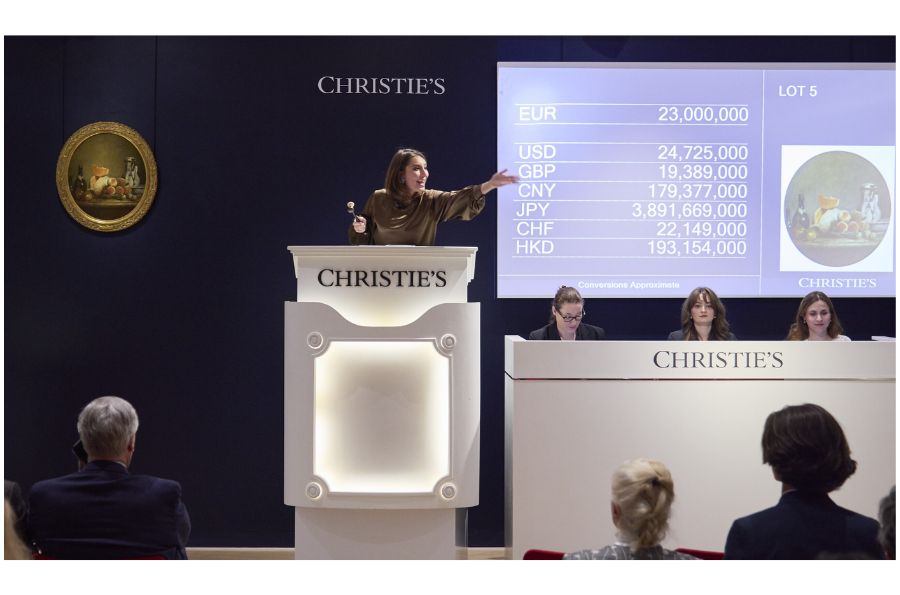 $2.1B AUCTION SALES IN FIRST HALF OF 2024 - Christie's